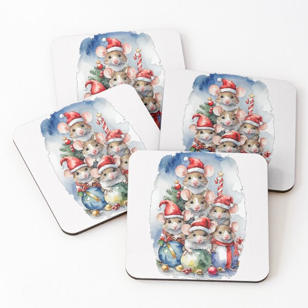 Item preview, Merry Christmas Mouse Family  designed and sold by WLHmedia.com .