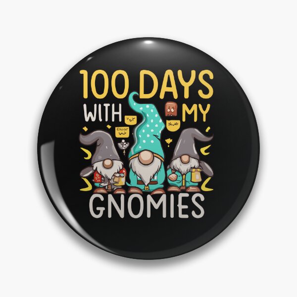 Item preview, 100th Day Of School Gnome Teachers Students 100 Days Smarter designed and sold by Pitchou07.