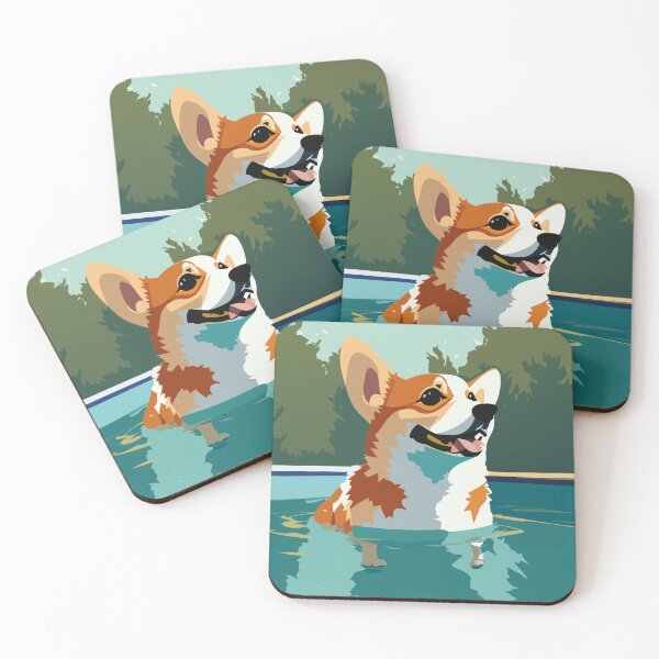 Item preview, Corgi The Swimmer designed and sold by Corgi-at-night.