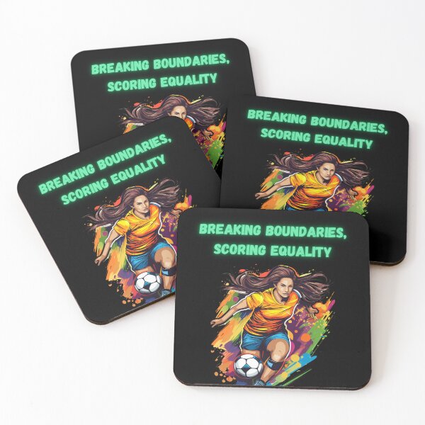 Item preview, Breaking Boundaries, Scoring Equality Women in Sports Feministic Empowering Slogan design designed and sold by NatalieArtiste.