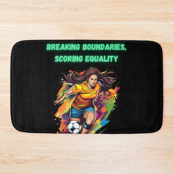 Item preview, Breaking Boundaries, Scoring Equality Women in Sports Feministic Empowering Slogan design designed and sold by NatalieArtiste.