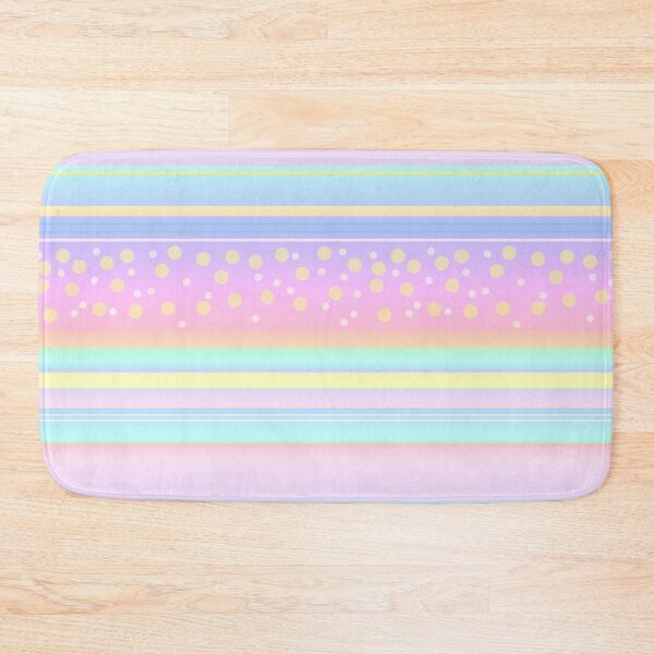 Item preview, Pastel pink blue dots and lines | soft light aesthetic pink blue striped designed and sold by lausn.