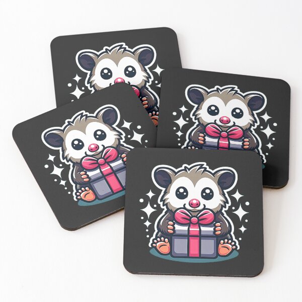 Item preview, beautiful possum with a gift designed and sold by MiroArtAbstra.