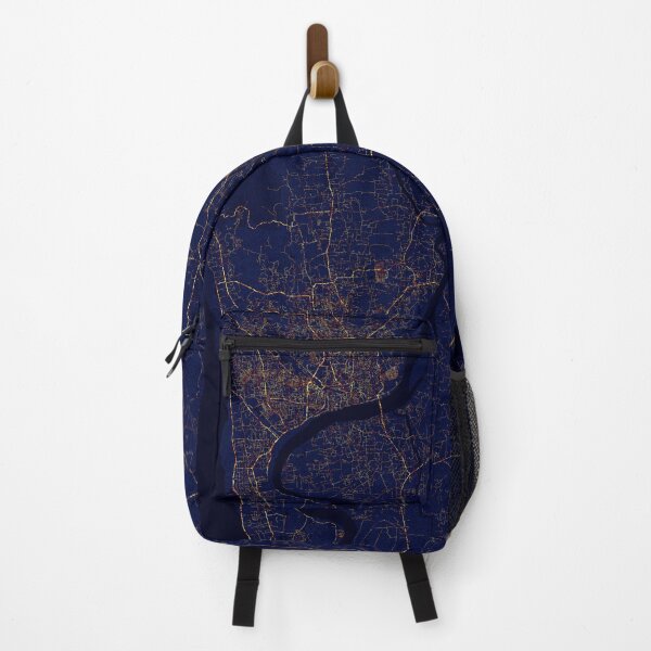 Item preview, Chittagong, Bengal, Bangladesh Map - City At Night designed and sold by deMAP.