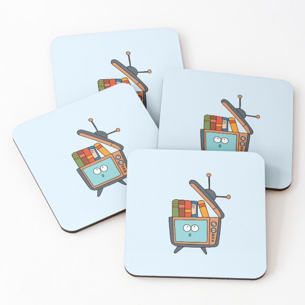 Item preview, cute tv with books inside designed and sold by wordspotrayal.