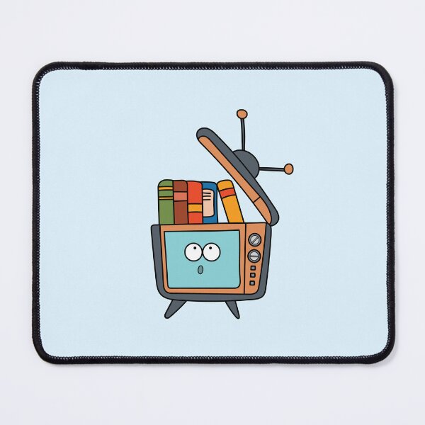 Item preview, cute tv with books inside designed and sold by wordspotrayal.