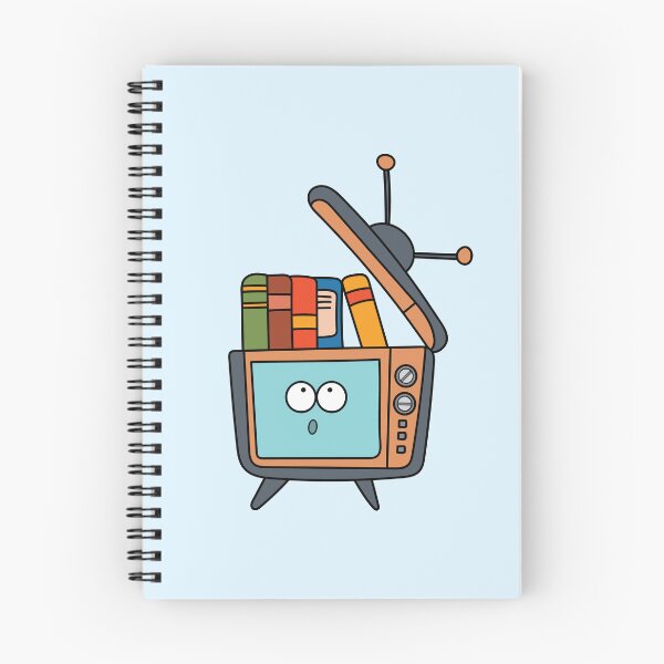 Item preview, cute tv with books inside designed and sold by wordspotrayal.