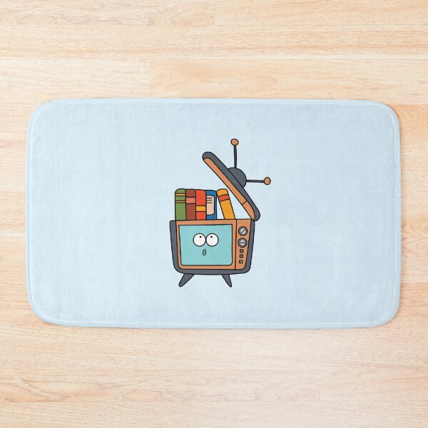 Item preview, cute tv with books inside designed and sold by wordspotrayal.