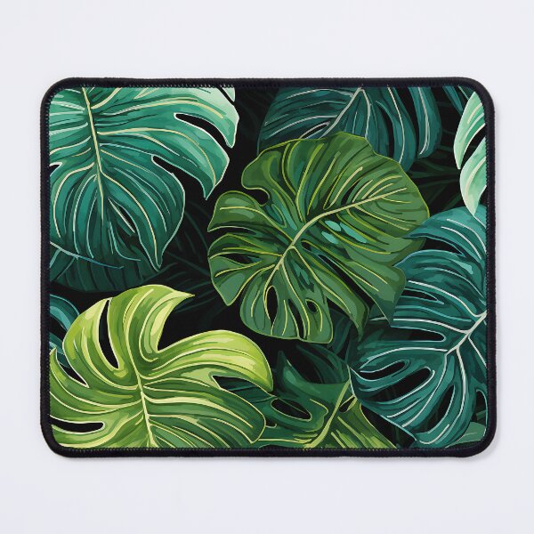 Item preview, Monstera Tropical Leaves Abstract Pattern designed and sold by HisoTorDesign.