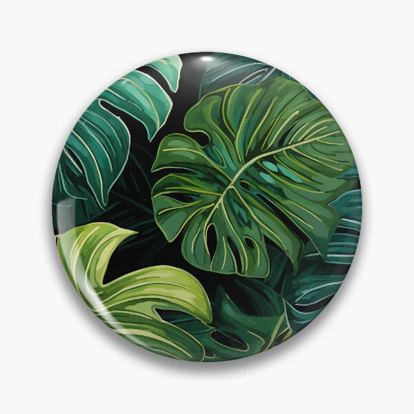 Item preview, Monstera Tropical Leaves Abstract Pattern designed and sold by HisoTorDesign.
