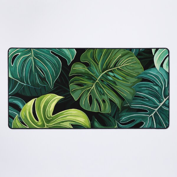 Item preview, Monstera Tropical Leaves Abstract Pattern designed and sold by HisoTorDesign.