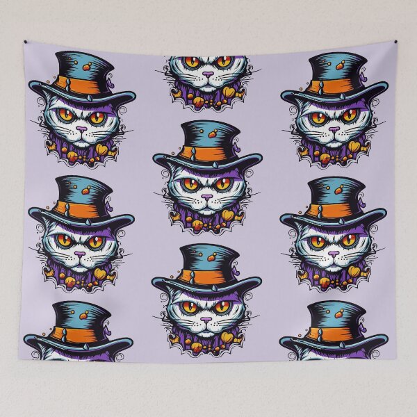 Item preview, Whimsical Halloween Cat Caricature Magic designed and sold by DigitalGraphic1.