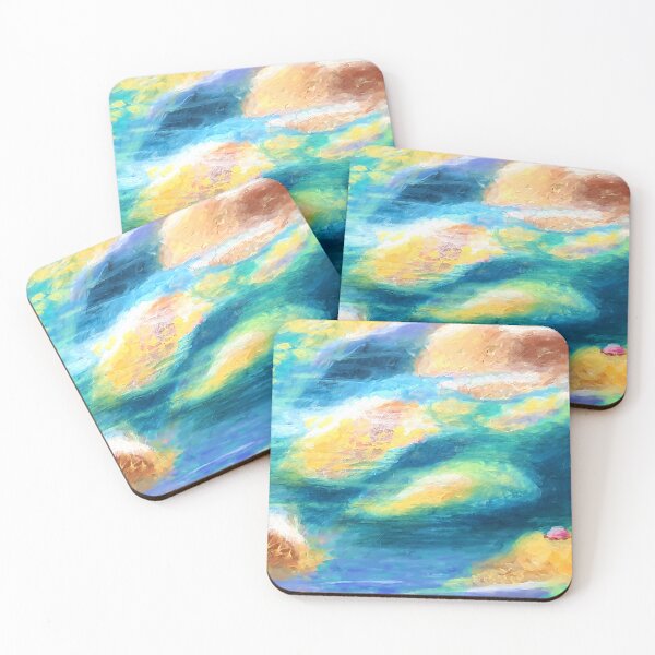 Item preview, Sand banks. Acrylic on paper designed and sold by Tereza Pilar  Art.