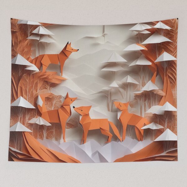 Item preview, Paper foxes designed and sold by ADP76.