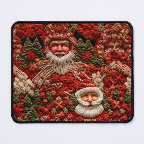 Item preview, Santa Clauses Funny Ugly Chrismas Knitted Pattern designed and sold by SecretDicer.
