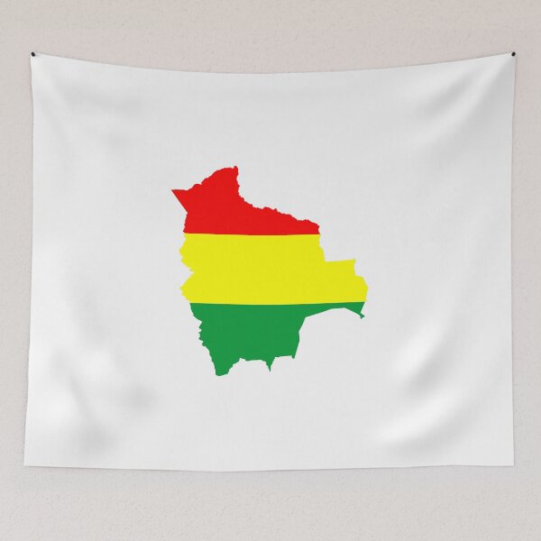 Item preview, Bolivia flag map designed and sold by tony4urban.