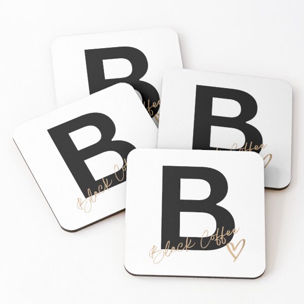 Item preview, Letter B mug for Black Coffee Lovers designed and sold by 13thOak.