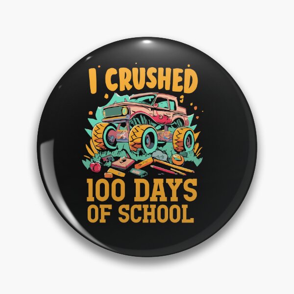 Item preview, 100 Days of School Monster Truck 100th Day of School Boys  designed and sold by Pitchou07.