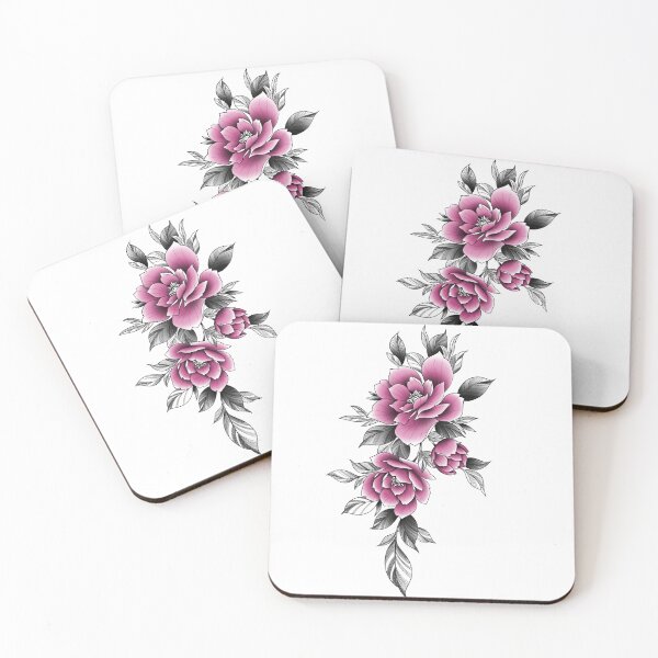 Item preview, pink magnolias designed and sold by Surreal Ilustra.