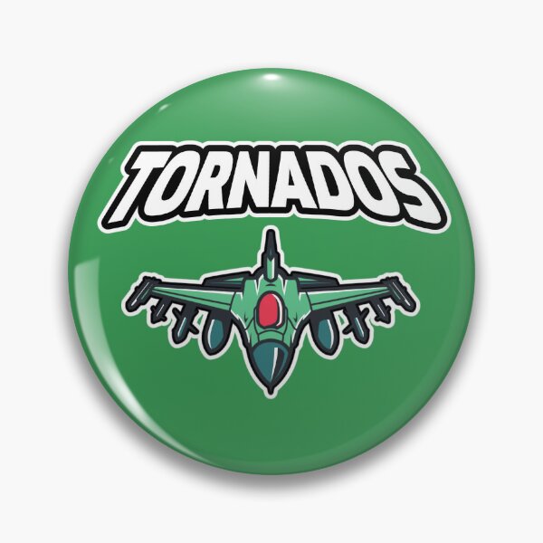Item preview, Tornado Fighter Plane Green White Sports Team Logo designed and sold by 67prints.