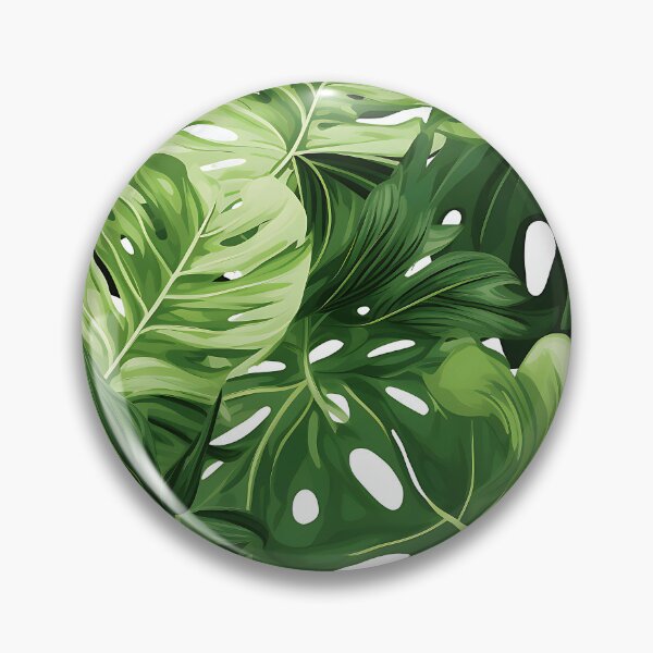Item preview, Monstera Tropical Leaves Mural designed and sold by HisoTorDesign.
