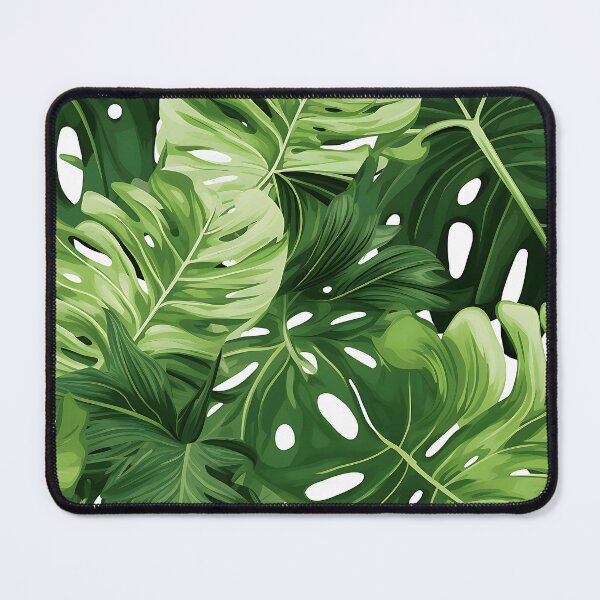 Item preview, Monstera Tropical Leaves Mural designed and sold by HisoTorDesign.