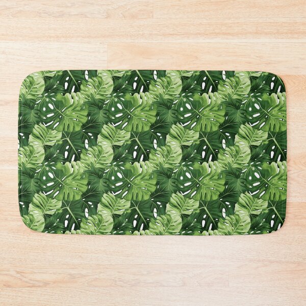 Item preview, Monstera Tropical Leaves Mural designed and sold by HisoTorDesign.
