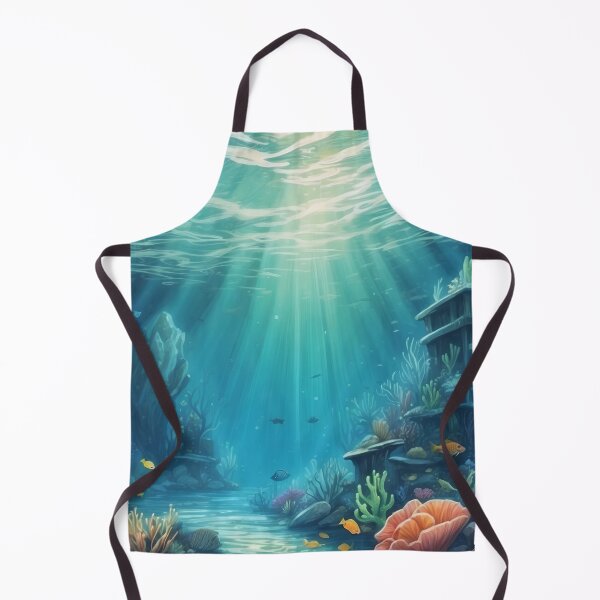 Item preview, Underwater scene with rays of light designed and sold by Andrey-Myagkov.