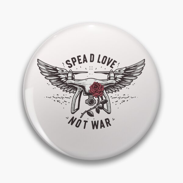 Item preview, Drone spead love not war designed and sold by gittuska11.