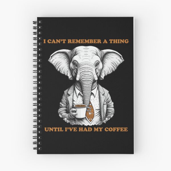 Item preview, Elephant with coffee designed and sold by NPStudio.
