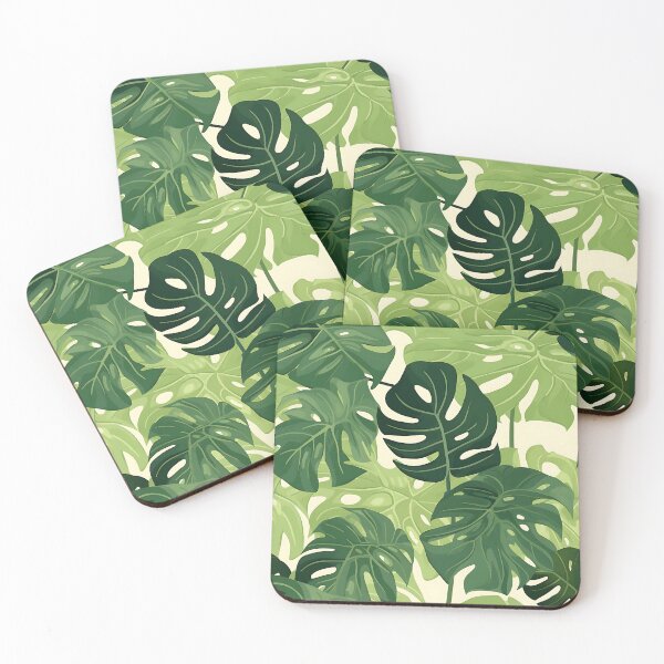 Item preview, Monstera Tropical Leaves Abstract Mandala designed and sold by HisoTorDesign.