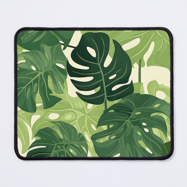 Item preview, Monstera Tropical Leaves Abstract Mandala designed and sold by HisoTorDesign.