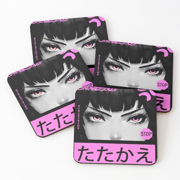 Item preview, Anime Vaporwave Cyberpunk Japanese GirlTatakae designed and sold by Bielzisimo.