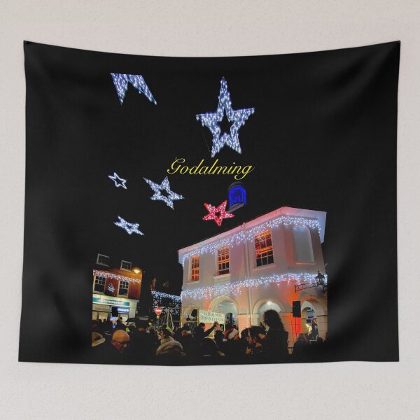 Item preview, Godalming in Surrey at Christmastime designed and sold by Picturestation.