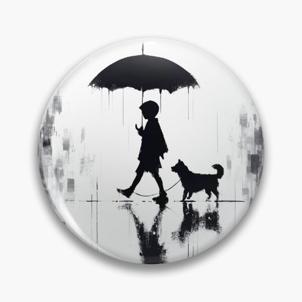 Item preview, 1 umbrella and 6 wet feet.  designed and sold by fatbanana.