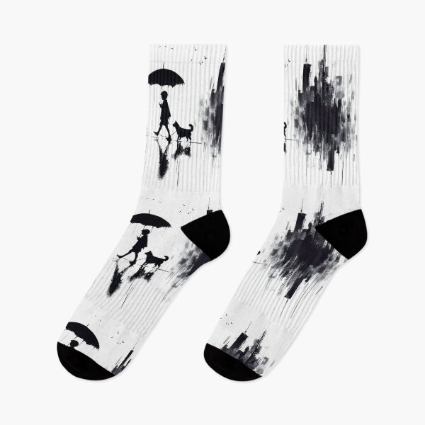 Item preview, 1 umbrella and 6 wet feet.  designed and sold by fatbanana.