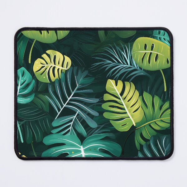 Item preview, Monstera Tropical Leaves Abstract Mosaic designed and sold by HisoTorDesign.