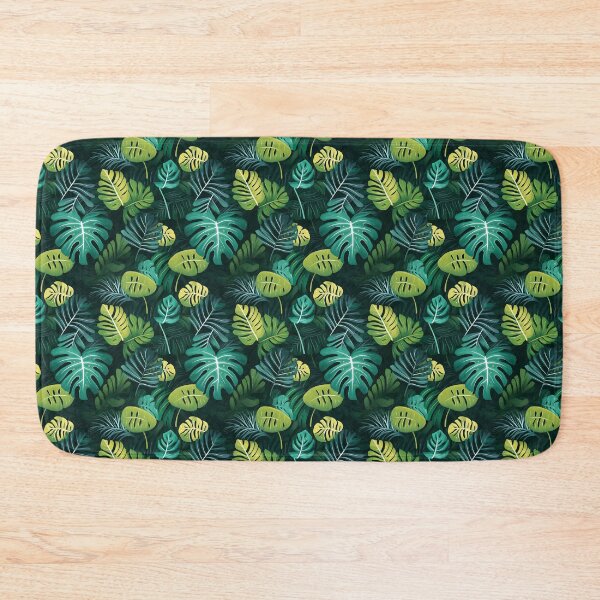 Item preview, Monstera Tropical Leaves Abstract Mosaic designed and sold by HisoTorDesign.