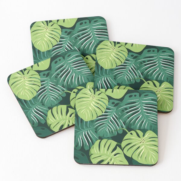 Item preview, Monstera Tropical Leaves Abstract Tapestry designed and sold by HisoTorDesign.
