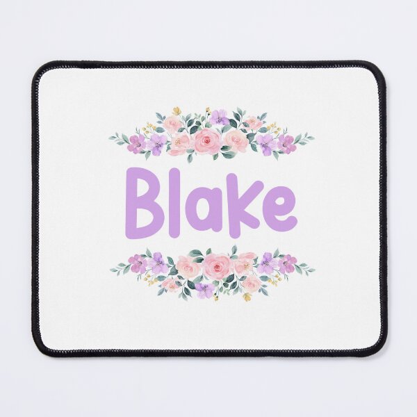 Item preview, Purple Flower Blake Name Label designed and sold by NormadWorld.