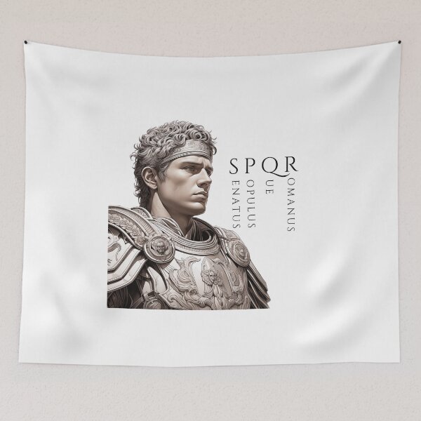 Item preview,  Roman Motto SPQR designed and sold by Trono-de-Metal.