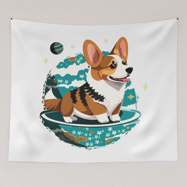 Item preview, Cosmo Corgi designed and sold by Corgi-at-night.