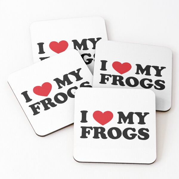 Item preview, I Love My Frogs designed and sold by EmeraldeaArt.