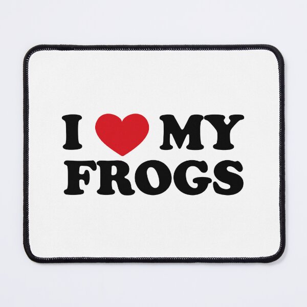 Item preview, I Love My Frogs designed and sold by EmeraldeaArt.