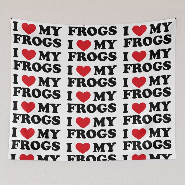 Item preview, I Love My Frogs designed and sold by EmeraldeaArt.