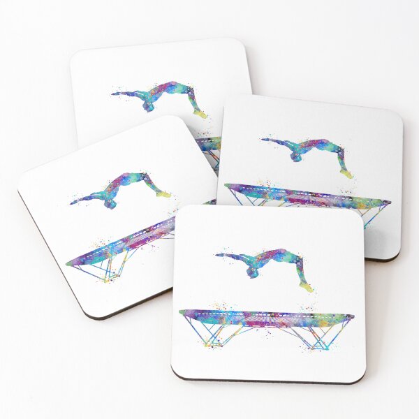 Item preview, Boy Trampoline Watercolor designed and sold by LotusGifts.