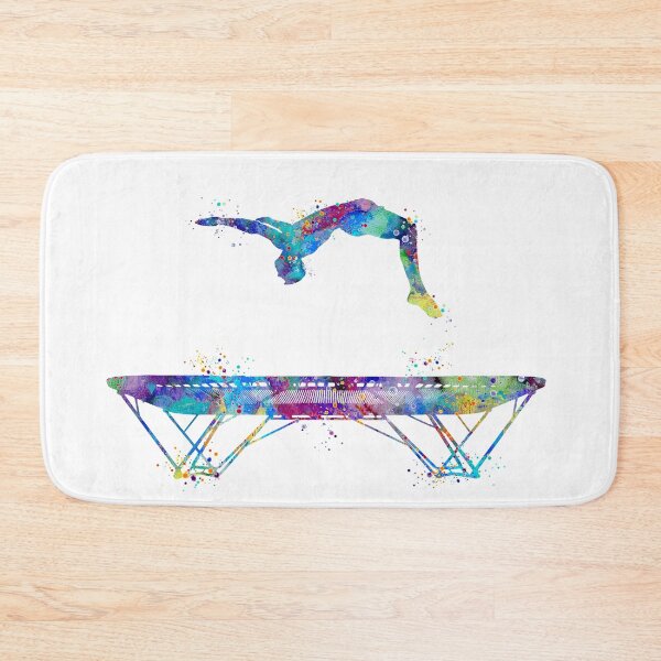 Item preview, Boy Trampoline Watercolor designed and sold by LotusGifts.