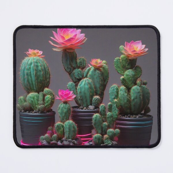 Item preview, Flowering Cacti Mosaic designed and sold by Sadia  Jannat.