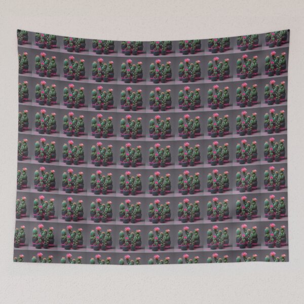 Item preview, Flowering Cacti Mosaic designed and sold by Sadia  Jannat.