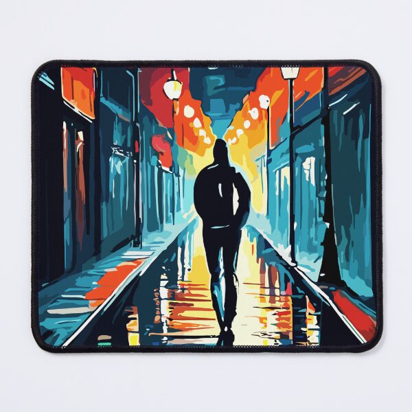 Item preview, Man walking alone in street  designed and sold by NOON tee gallery.